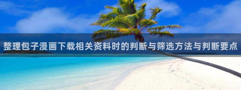 好用的漫画网站:整理包子漫画下载相关资料时的判断与筛选方法与判断要点